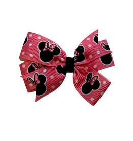 Minnie Mouse Small Pinwheel Bow Pink