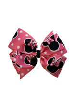 Minnie Mouse Large Pinwheel Bow Pink
