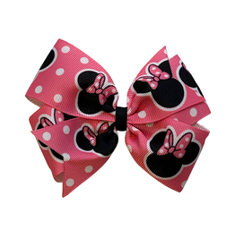 Minnie Mouse Large Pinwheel Bow Pink