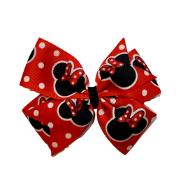 Minnie Mouse Large Pinwheel Bow Red