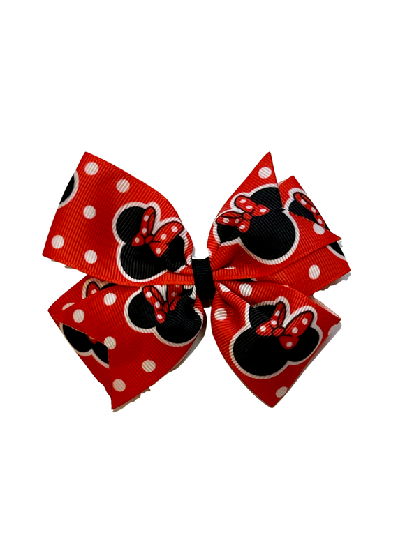 Minnie Mouse Large Pinwheel Bow Red