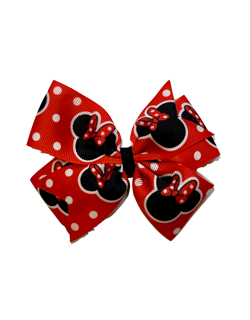 Minnie Mouse Large Pinwheel Bow Red