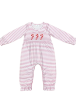 Aier Pink Candy Cane Long Sleeve One Piece