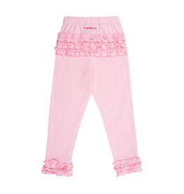 Pink Ruffled Leggings