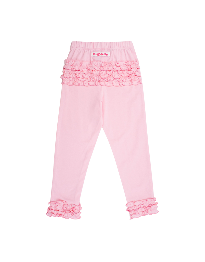 Pink Ruffled Leggings