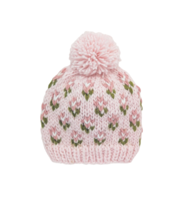 Bitty Blooms Blush Beanie Hat