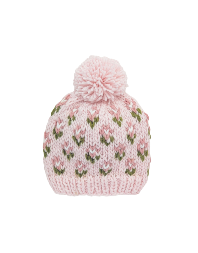 Bitty Blooms Blush Beanie Hat