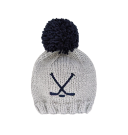 Hockey Beanie Hat Ice Grey