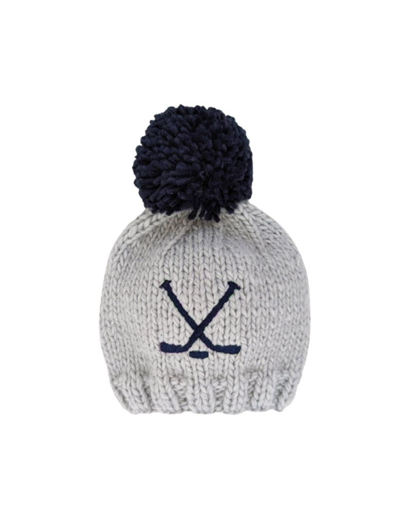 Hockey Beanie Hat Ice Grey
