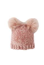 Rosy Chenille Beanie Hat