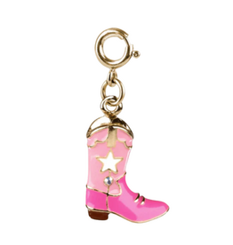 CHARM IT! Gold Cowboy Boot