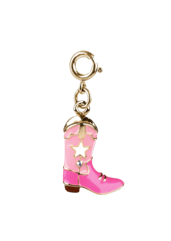 CHARM IT! Gold Cowboy Boot