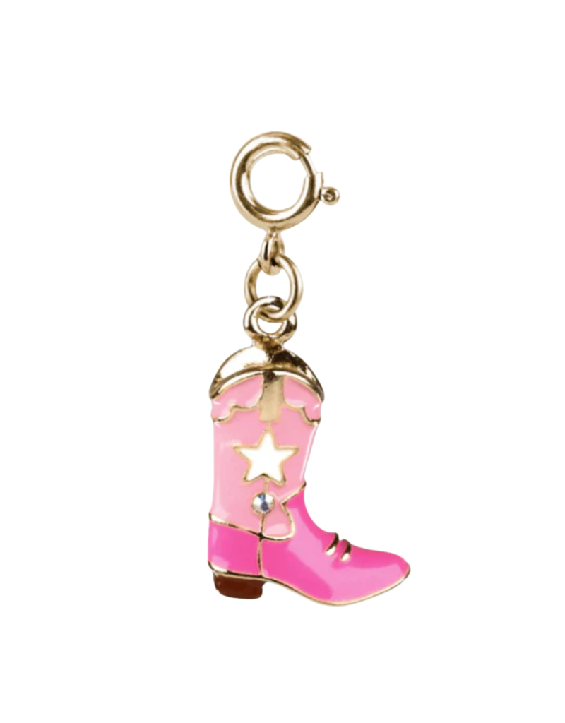 CHARM IT! Gold Cowboy Boot