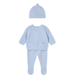 Sky Leg Warmer & Hat Set
