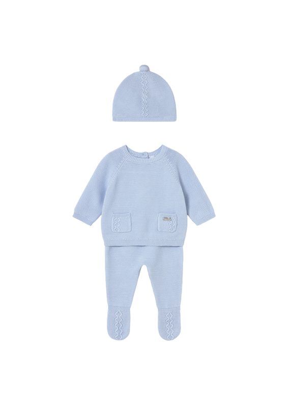 Sky Leg Warmer & Hat Set