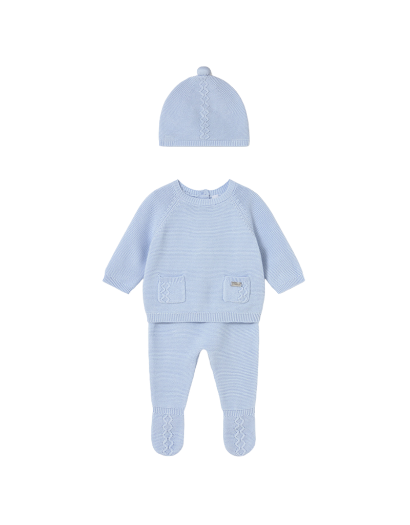 Sky Leg Warmer & Hat Set