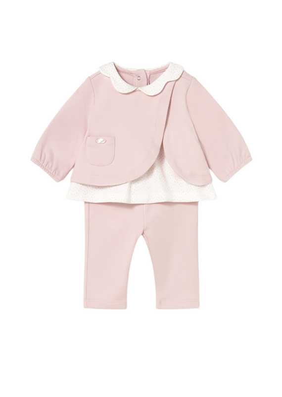 Baby Rose Fleece Leggings Set
