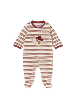 Red Striped Onesie with Snail