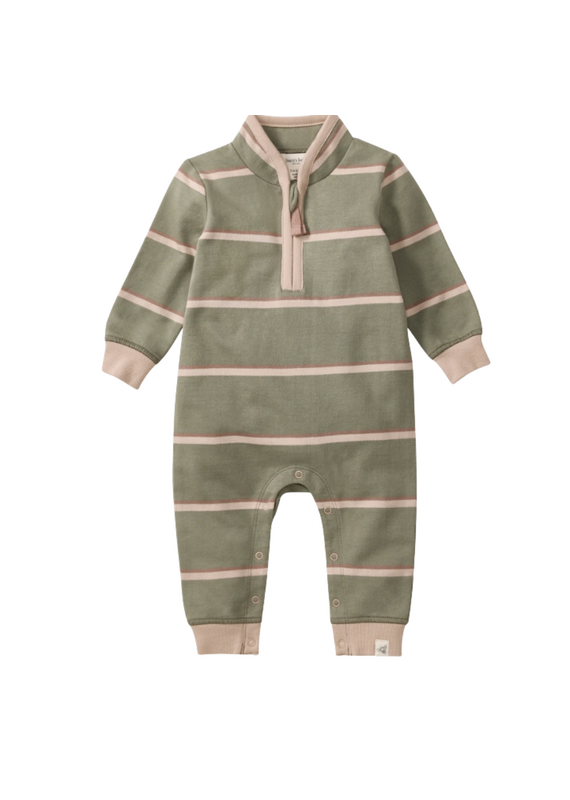 Burt's Bees Holland Stripe Infant Jumpsuit