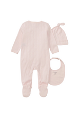 Organic Cotton Jumpsuit, Bib & Hat 3 Piece Set