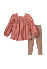 Burt's Bees Smocked Toddler Tunic Set