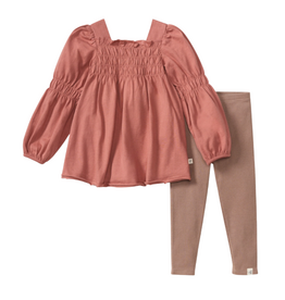Burt's Bees Smocked Toddler Tunic Set