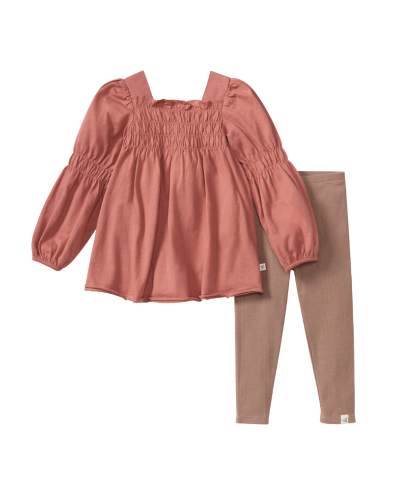 Burt's Bees Smocked Toddler Tunic Set