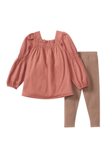 Burt's Bees Smocked Toddler Tunic Set