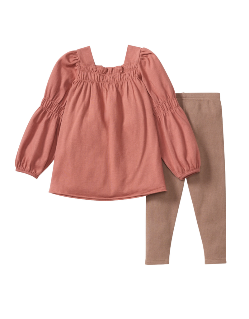 Burt's Bees Smocked Toddler Tunic Set