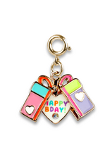CHARM IT! Gold Surprise Inside B-Day Gift Charm