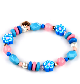 CHARM IT! Gold Stitch Stretch Bead Bracelet