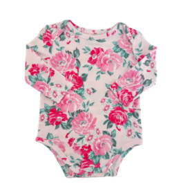 Spearment Love Long Sleeve Bodysuit Pink Splendor