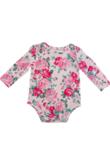 Spearment Love Long Sleeve Bodysuit Pink Splendor