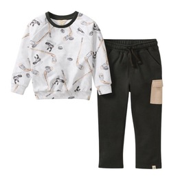 Burt's Bees Hockey Season Sweatshirt & Pants Set