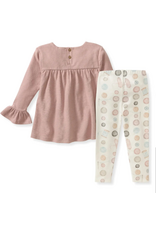 Burt's Bees Little Button Organic Tunic & Pants Set