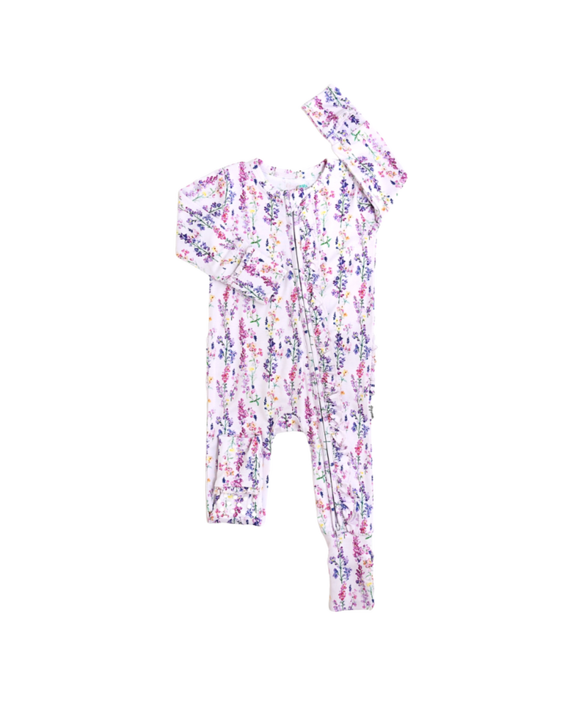 Gigi and Max Avani Ruffle Zip Bamboo One Piece Floral