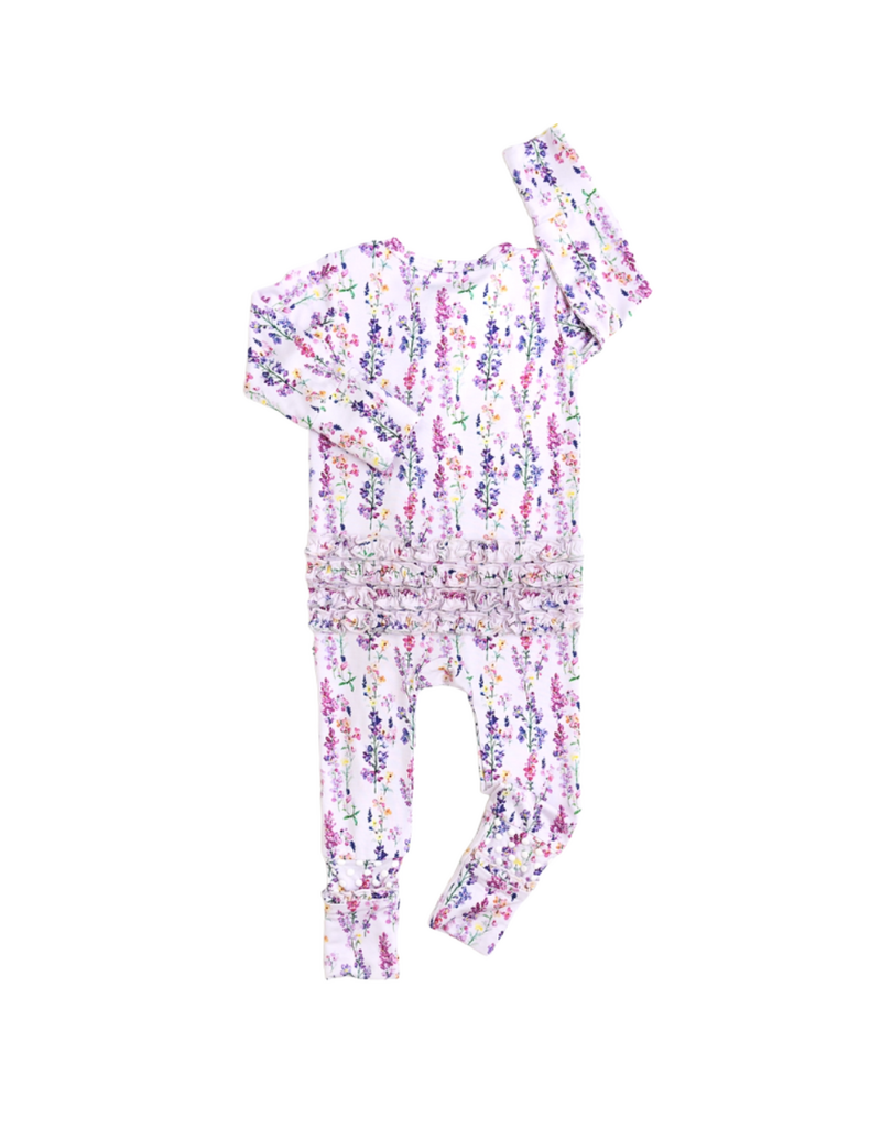 Gigi and Max Avani Ruffle Zip Bamboo One Piece Floral