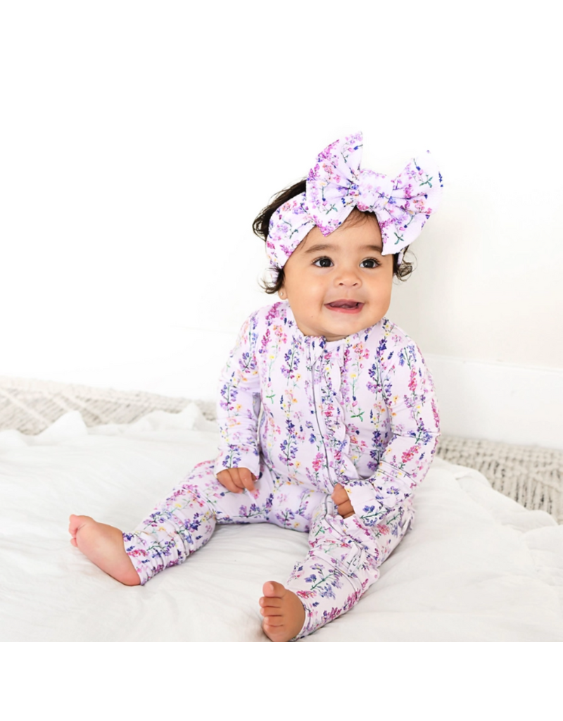 Gigi and Max Avani Ruffle Zip Bamboo One Piece Floral