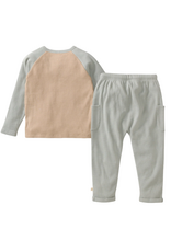 Burt's Bees Organic Thermal Boy Tee & Pants Set