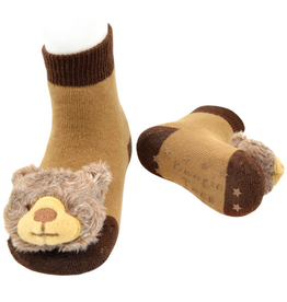 Boogie Toes Grizzly Bear Rattle Sock 0-12m