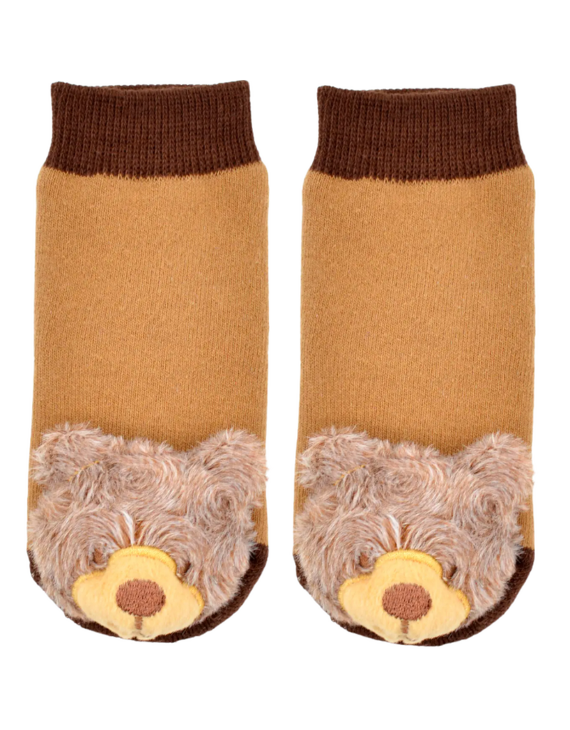 Boogie Toes Grizzly Bear Rattle Sock 0-12m