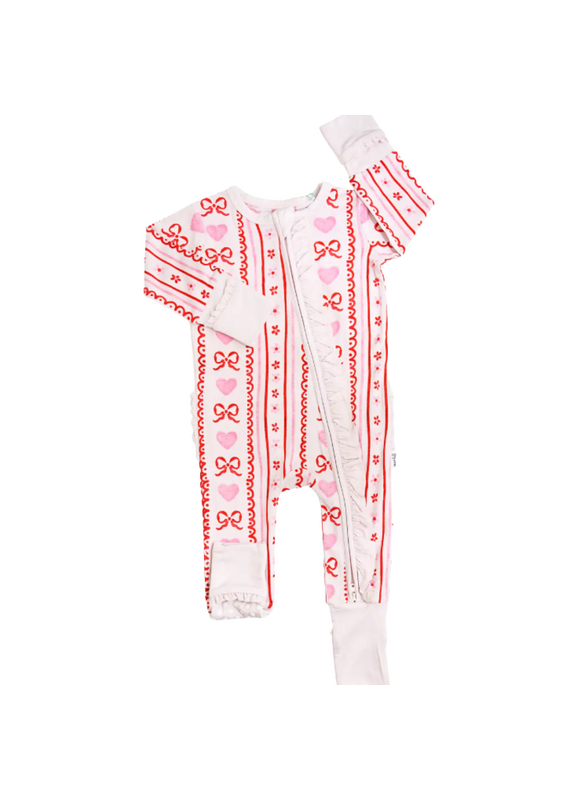 Gigi and Max Hallie Ruffle Zip Bamboo One Piece