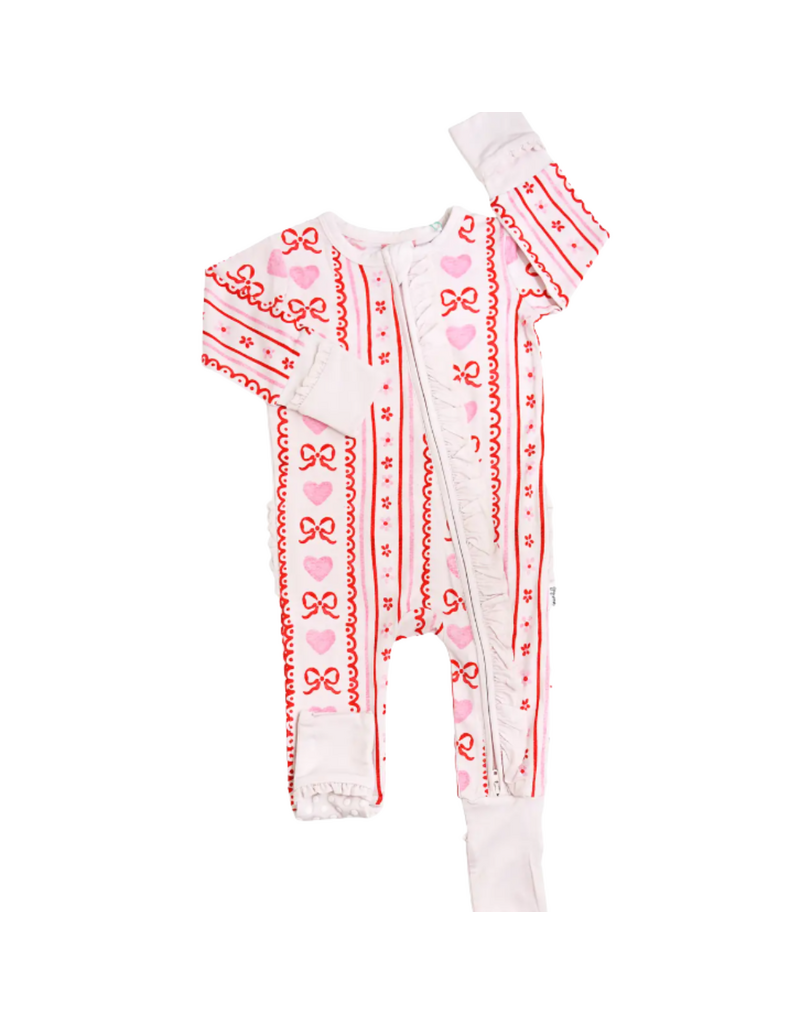 Gigi and Max Hallie Ruffle Zip Bamboo One Piece