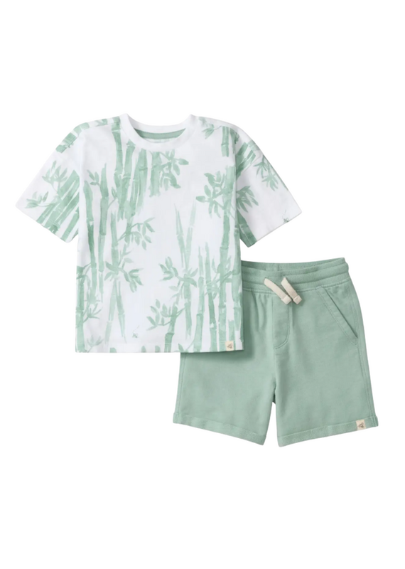 Burt's Bees Bamboo Forest Tee & Shorts Set