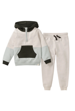 Burt's Bees Color Blocked Sweatshirt & Pants Set Bobcat
