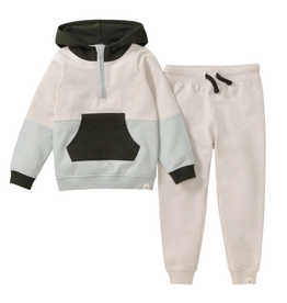 Burt's Bees Color Blocked Sweatshirt & Pants Set Bobcat
