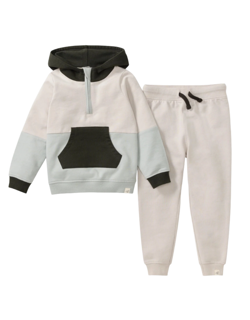 Burt's Bees Color Blocked Sweatshirt & Pants Set Bobcat