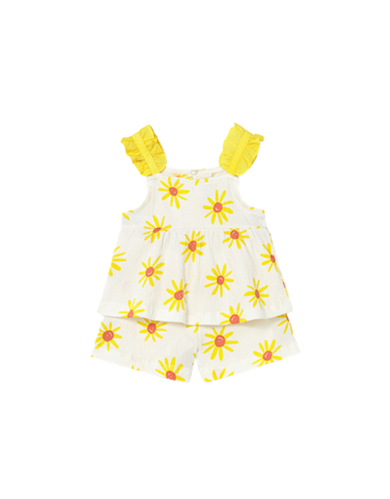 Sunflower Shorts Set