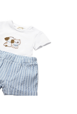 Sky Shorts Set Puppies with Hat