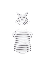 Stipe Romper and Hat